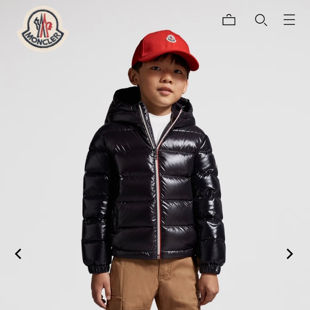 Kids MONCLER Dawn coat/doudoune en plumes MONCLER